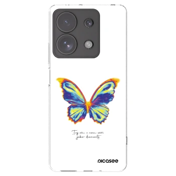 Picasee silikonový průhledný obal pro Xiaomi Redmi Note 13 Pro 4G - Diamanty White