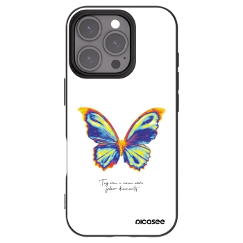 Picasee silikonový černý obal pro Apple iPhone 16 Pro - Diamanty White