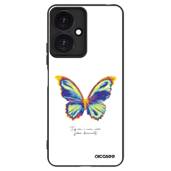 Picasee silikonový černý obal pro Xiaomi Redmi 13C 5G - Diamanty White