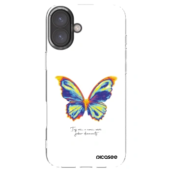 Picasee silikonový průhledný obal pro Apple iPhone 16 Plus - Diamanty White