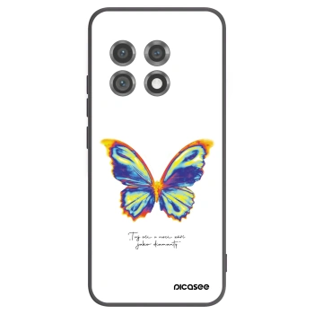 Picasee silikonový černý obal pro OnePlus 11 5G - Diamanty White