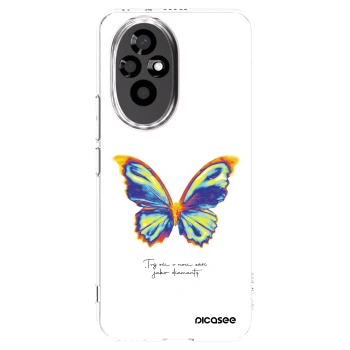 Picasee silikonový průhledný obal pro Honor 200 Pro 5G - Diamanty White