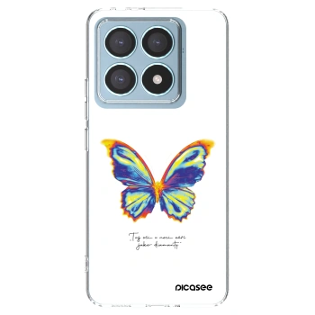 Picasee silikonový průhledný obal pro Xiaomi 14T Pro - Diamanty White