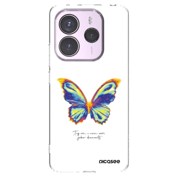 Picasee silikonový průhledný obal pro Xiaomi Redmi Note 14 5G - Diamanty White