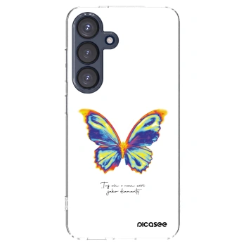 Picasee silikonový průhledný obal pro Samsung Galaxy S25 5G - Diamanty White