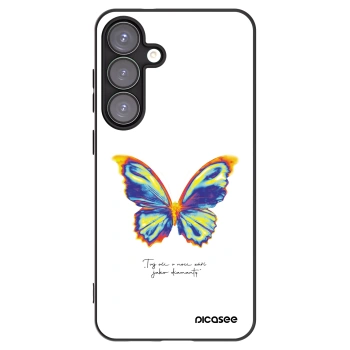 Picasee silikonový černý obal pro Samsung Galaxy S25+ 5G - Diamanty White