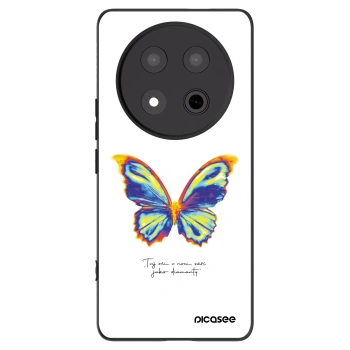 Picasee silikonový černý obal pro Honor Magic7 Lite 5G - Diamanty White