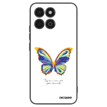 Picasee silikonový černý obal pro Honor 200 Smart 5G - Diamanty White