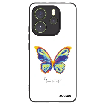 Picasee silikonový černý obal pro Xiaomi Redmi Note 14 4G - Diamanty White