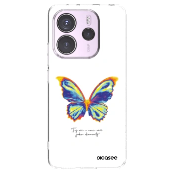 Picasee silikonový průhledný obal pro Xiaomi Redmi Note 14 4G - Diamanty White