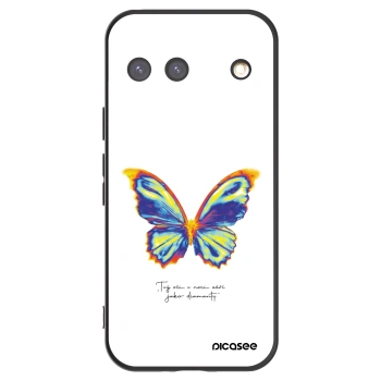 Picasee silikonový černý obal pro Google Pixel 9 - Diamanty White