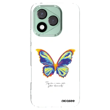 Picasee silikonový průhledný obal pro Honor 400 Lite 5G - Diamanty White