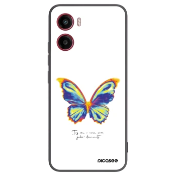 Picasee silikonový černý obal pro Motorola Moto G05 - Diamanty White