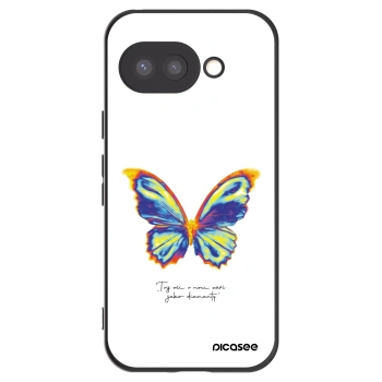 Picasee silikonový černý obal pro Google Pixel 9a - Diamanty White