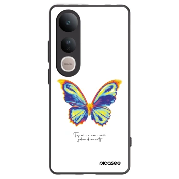Picasee silikonový černý obal pro Vivo V50 Lite 5G - Diamanty White