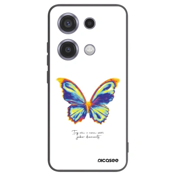 Picasee silikonový černý obal pro Xiaomi Redmi Note 14S - Diamanty White