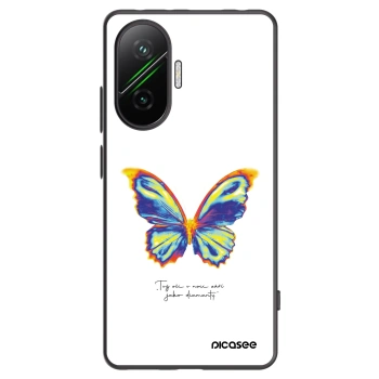 Picasee silikonový černý obal pro Xiaomi Poco F7 5G - Diamanty White