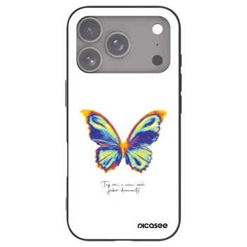 Picasee silikonový černý obal pro Apple iPhone 17 Pro - Diamanty White