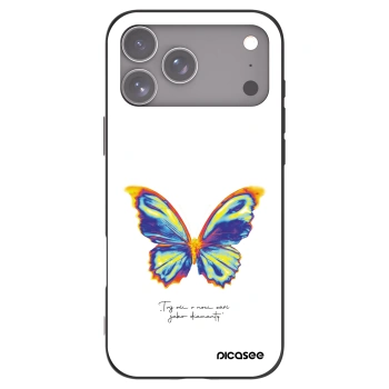 Picasee silikonový černý obal pro Apple iPhone 17 Pro Max - Diamanty White