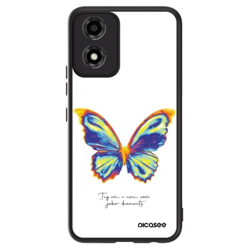 Obal pro Motorola Moto E14 - Diamanty White