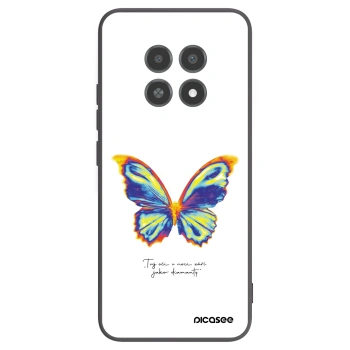 Picasee silikonový černý obal pro Realme 12X - Diamanty White