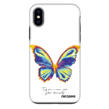 Obal pro Apple iPhone X/XS - Diamanty White