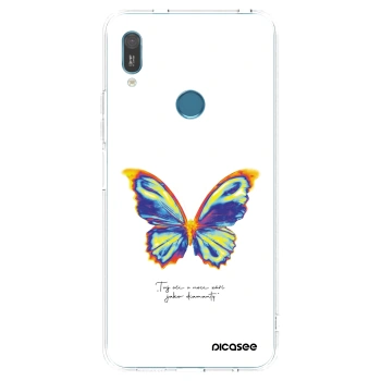 Picasee silikonový průhledný obal pro Huawei Y6 2019 - Diamanty White