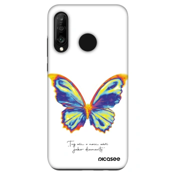 Obal pro Huawei P30 Lite - Diamanty White