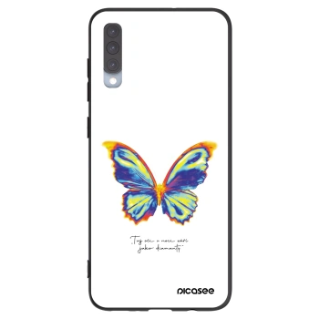 Picasee silikonový černý obal pro Samsung Galaxy A70 A705F - Diamanty White