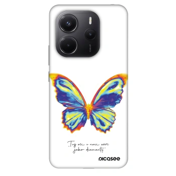 Obal pro Xiaomi Redmi Note 14 4G - Diamanty White