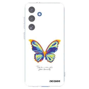 Picasee silikonový průhledný obal pro Samsung Galaxy S25 FE 5G - Diamanty White