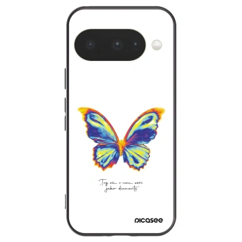 Picasee silikonový černý obal pro Google Pixel 10 - Diamanty White