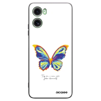 Picasee silikonový černý obal pro Motorola Moto G06 - Diamanty White