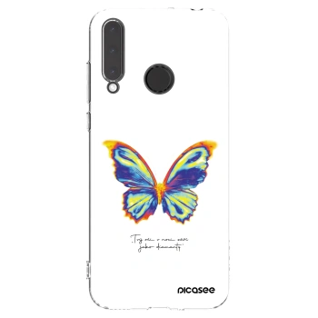 Picasee silikonový průhledný obal pro Honor 20 Lite - Diamanty White