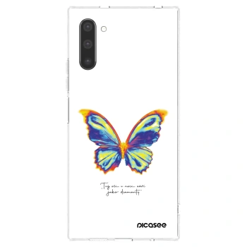 Picasee silikonový průhledný obal pro Samsung Galaxy Note 10 N970F - Diamanty White