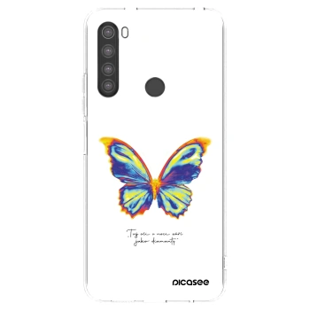 Picasee silikonový průhledný obal pro Xiaomi Redmi Note 8 - Diamanty White