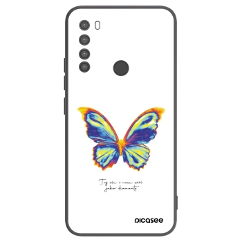 Picasee silikonový černý obal pro Xiaomi Redmi Note 8 - Diamanty White