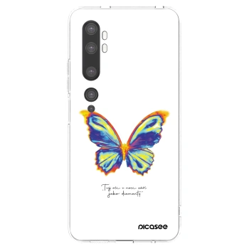 Picasee silikonový průhledný obal pro Xiaomi Mi Note 10 (Pro) - Diamanty White