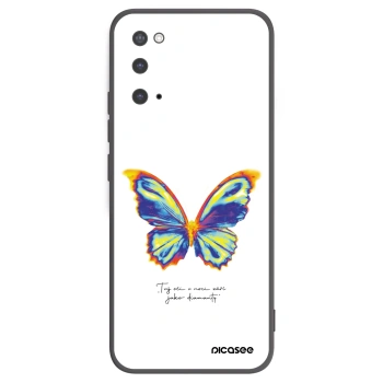 Picasee silikonový černý obal pro Samsung Galaxy S20 G980F - Diamanty White