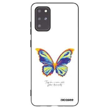 Picasee silikonový černý obal pro Samsung Galaxy S20+ G985F - Diamanty White
