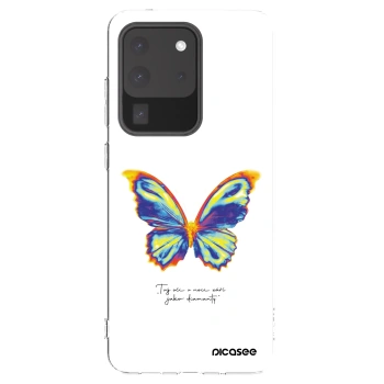 Picasee silikonový průhledný obal pro Samsung Galaxy S20 Ultra 5G G988F - Diamanty White