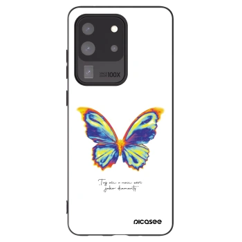 Picasee silikonový černý obal pro Samsung Galaxy S20 Ultra 5G G988F - Diamanty White