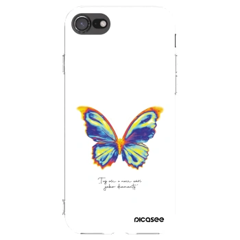 Picasee silikonový průhledný obal pro Apple iPhone SE 2020 - Diamanty White