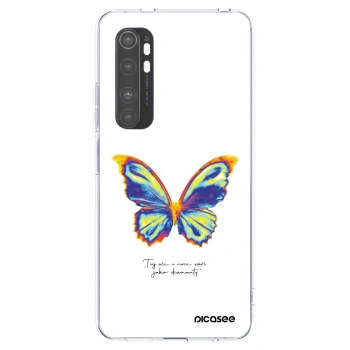 Picasee silikonový průhledný obal pro Xiaomi Mi Note 10 Lite - Diamanty White