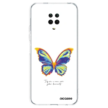 Picasee silikonový průhledný obal pro Xiaomi Redmi Note 9S - Diamanty White