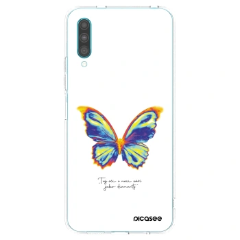 Picasee silikonový průhledný obal pro Samsung Galaxy A30s A307F - Diamanty White