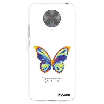 Picasee silikonový průhledný obal pro Xiaomi Poco F2 Pro - Diamanty White