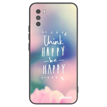 Picasee silikonový černý obal pro Xiaomi Poco M3 - Mysli pozitivně!