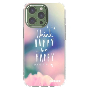 Picasee silikonový průhledný obal pro Apple iPhone 13 Pro - Mysli pozitivně!