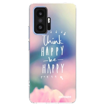 Picasee silikonový průhledný obal pro Xiaomi 11T Pro - Mysli pozitivně!